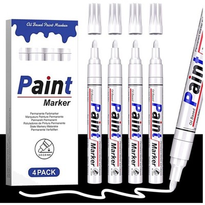 Lackstift Marker  Permanent Markierung White