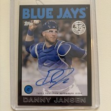 2021 Topps - 1986 Topps Baseball Autographs Series 2 Danny Jansen Black /199
