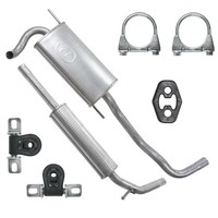 Schaldampferset Auspuff FüR Volkswagen Lupo 1 I Polo 3 III 6N 1.0|1.3|1.4|1.6