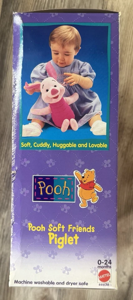 ¡¡VINTAGE!! Mattel Winnie The Pooh 2000 "Piglet" Baby's First Dolls 🌟 ¡Sellado!! Foto 4 de 4