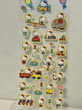 Vintage Hello Kitty Sticker Sheet 2001 Y2K Millenium Rare Hello Kitty Stickers