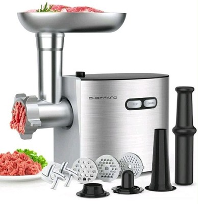 CHEFFANO Meat Grinder 2600W Electric Stainless Steel Mincer New