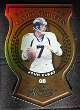 2000 Playoff Absolute Canton Absolutes JOHN ELWAY DIE-CUT REFRACTOR SP - HOF