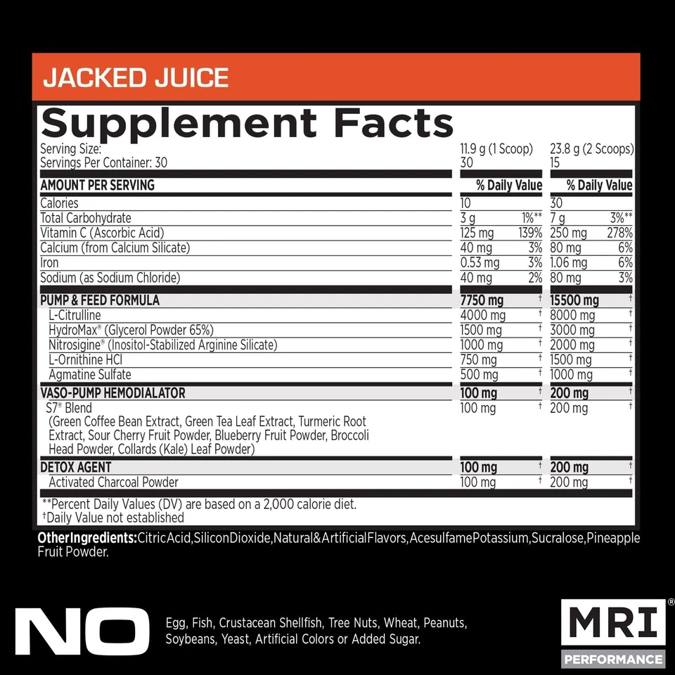 Suplemento de óxido nítrico negro MRI NO2 para bomba, crecimiento muscular, vascularización E... Foto 2 de 4