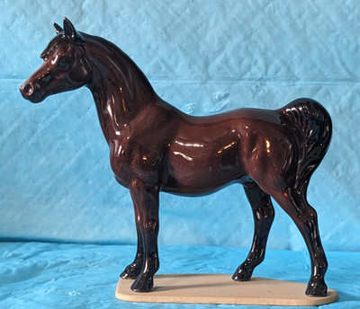 Retired Hagen Renaker Horse, Bay Arabian Stallion