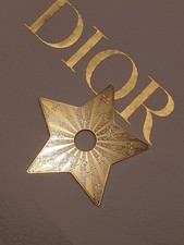 limited Dior Metal Golden Star Decoration Collection Diy Celebrate new 7cm