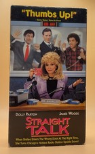 Straight Talk VHS 1992 Dolly Parton James Woods Buy 2 Get 1 Free