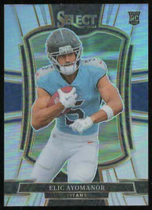 2025 Panini Select ELIC AYOMANOR Silver Prizm Premier Level Rookie Card RC #127