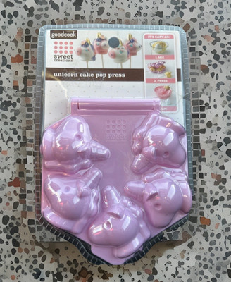 Sweet Creations Cake Pop Press UNICORN Mold Good cook Makes 5 NEW Birthday Girl