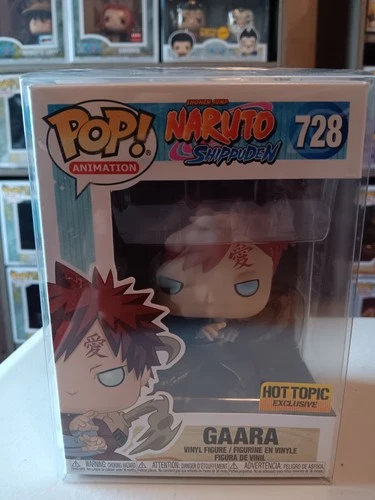Funko Pop! Naruto - Gaara #728 (Metallic) Hot Topic Exclusive w/ Protector