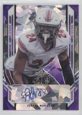 2021 Leaf Metal Draft Portrait Purple Crystals /20 Israel Mukuamu Auto 13px