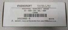 Ashcroft Pressure Gauge 0-160 1/4"npt 2.5"F LM 25-1009-SW-02L-160 