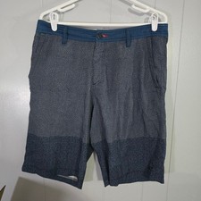 O'Neill Hybrid Board Shorts Mens 32 Blue Textured Heathered Walkshorts