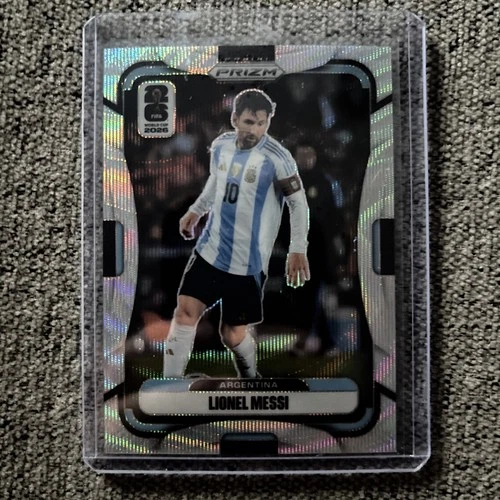 LIONEL MESSI 2026 Prizm FIFA World Cup World Cup Silver Wave Argentina #10