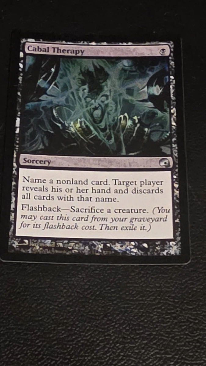 25+ Cabal Therapy Magic: The Gathering Individual Trading Card