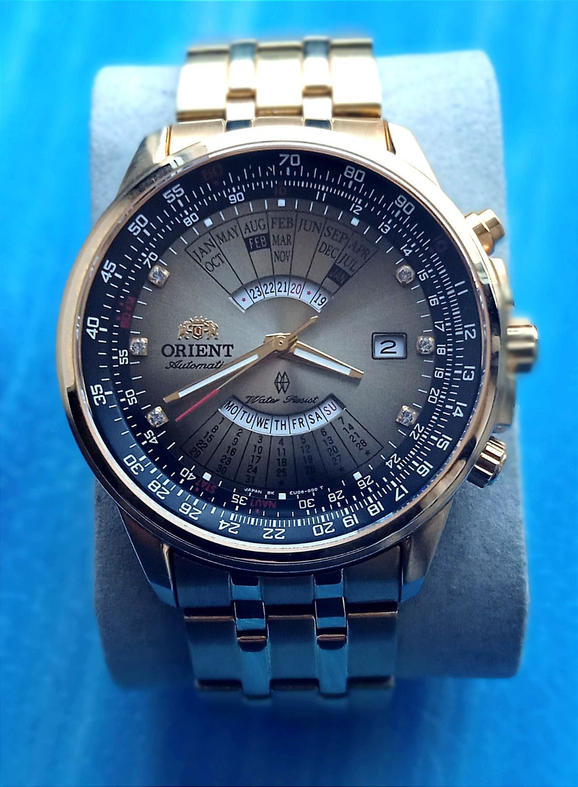 Rare Orient Watch Automatic Multi Year Calendar 2… - image 1