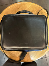 Giorgio Fedon Black Leather Vintage Bag