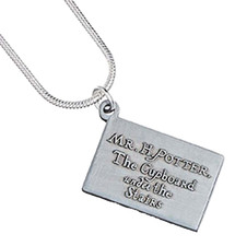 Collar Harry Potter Hogwarts Carta de Aceptación Cadena Plateada