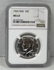 1965 Kennedy Half Dollar Special Mint Set NGC MS67