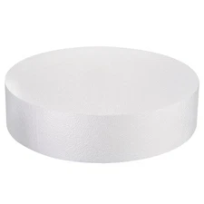 Round Foam Cake Dummy 4" x 16" Circle Dummy Cake Set for Wedding