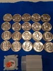 1961 Philadelphia Choice Brilliant Uncirculated Roll of Franklin Half Dollars