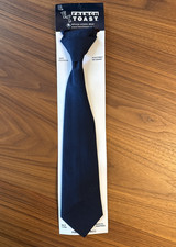 French Toast School Uniform Boys Navy Neck Tie Sz 14-20 Adjustable Pre-Tied
