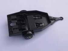 majorette remorque noir moto van echelle 1/36 jamais joué