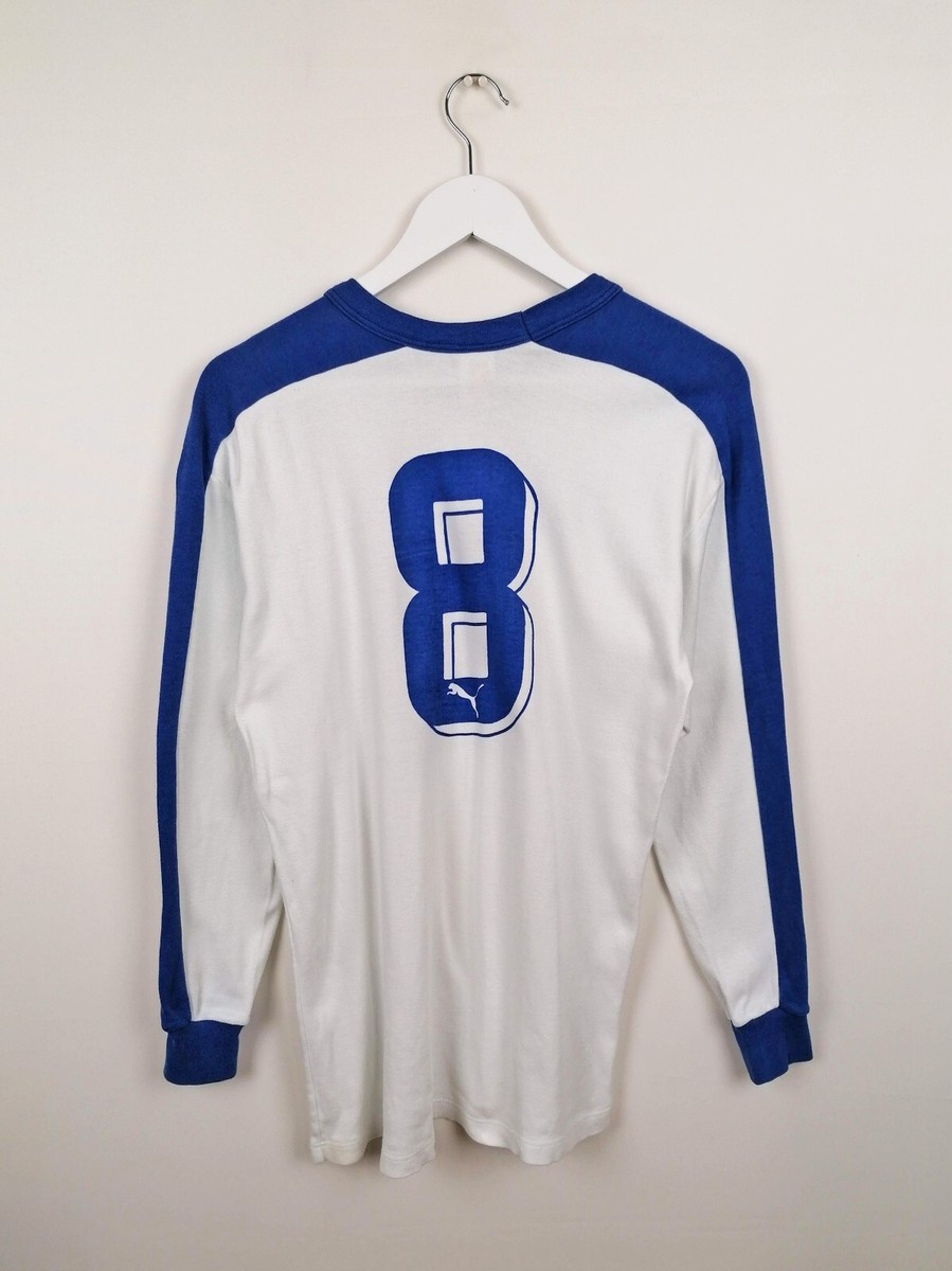 PUMA Vintage 80's Football shirt #8 Soccer Jersey long sleeve made