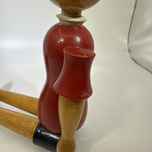Antica RARA MaGi 1923? Pinocchio in legno 12 pollici Made in Italy - Foto 15 di 17