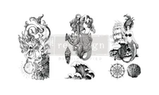 NEW! Mermaid Treasure - Redesign With Prima Mini Decor Transfer Furniture Decal