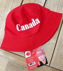 CANADA Red BUCKET HAT Adult Hat Sports Beach Football Soccer FANS Lining box12