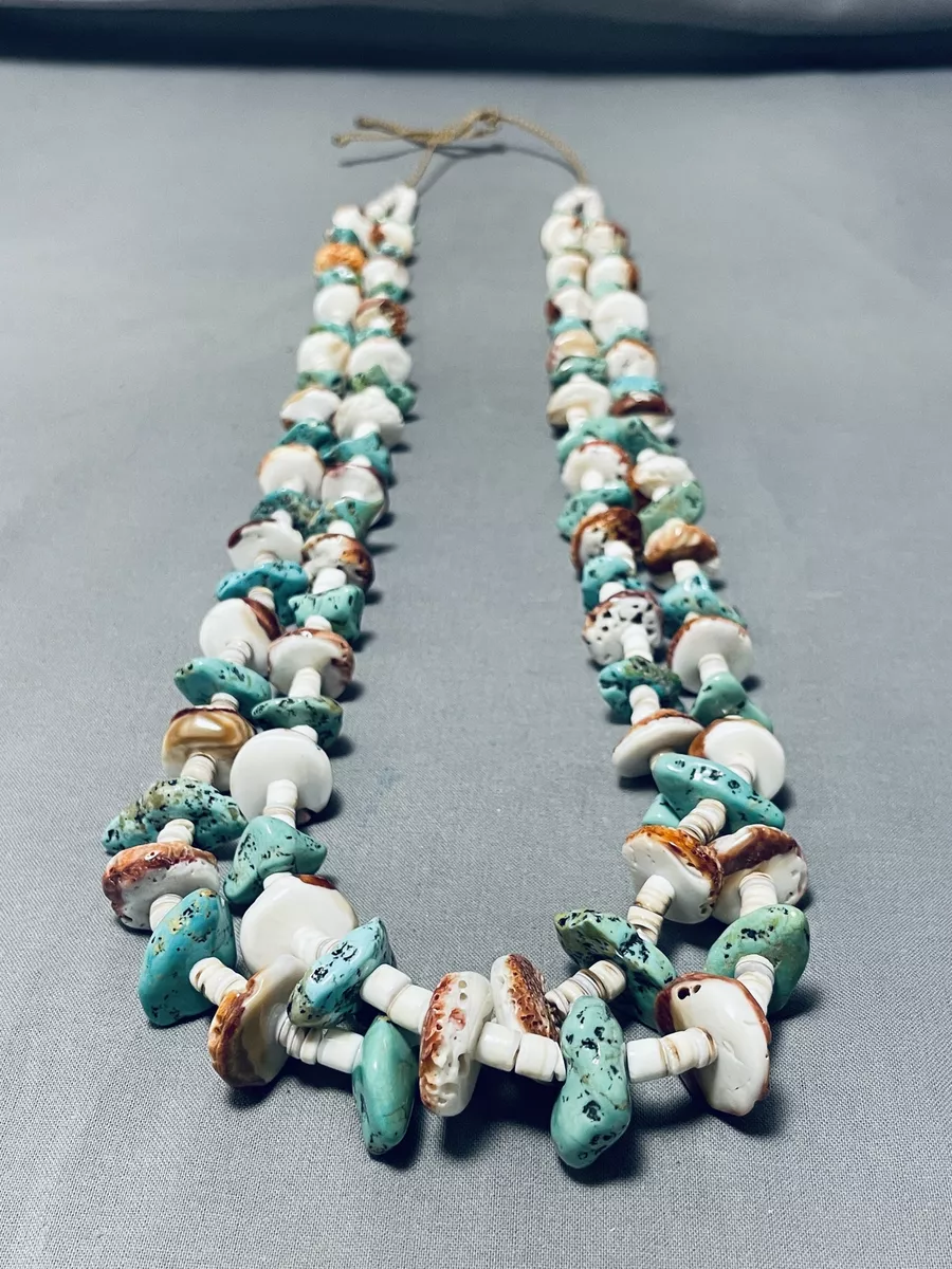 Turquoise shell deals necklace