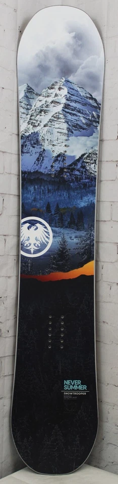 Never Summer Snowtrooper Hombre Snowboard 156 cm, All Mountain, Nuevo 2025 Foto 2 de 4