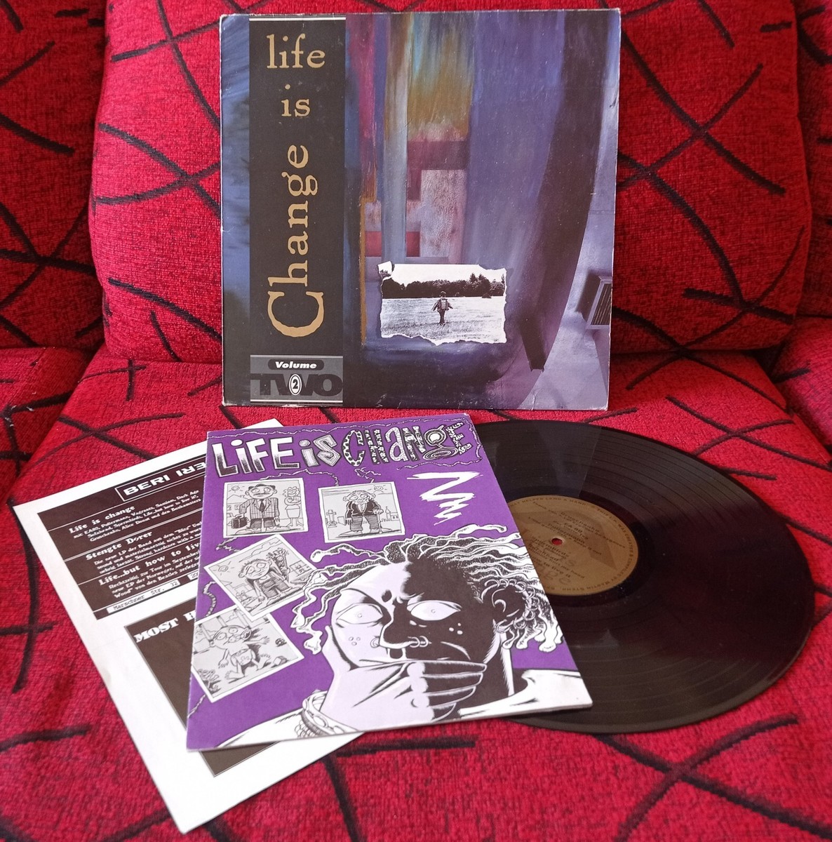 LZ & Ezell – Time For A Change Volume II LIFE IS CHANGE VOLUME 2 (TWO) 1991 LP Gruschenko EA80 Pullermann