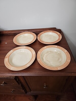 Steelite International Naturals Paprika Set of 4 Cereal Bowls 8 1/2''