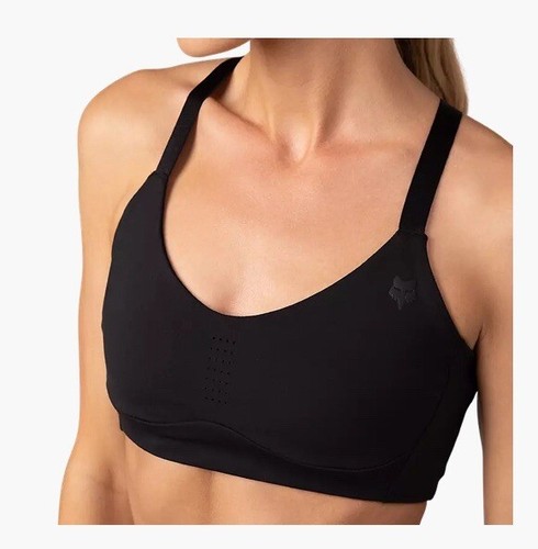 Fox Racing Women's Tecbase Sports Bra Black Size Small 30305-001-S - Picture 6 of 7