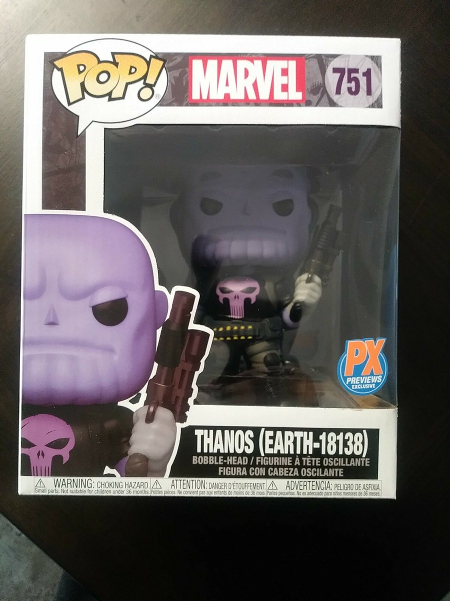 Thanos Punisher Funko Pop The Infinity Gauntlet Thanos Snap