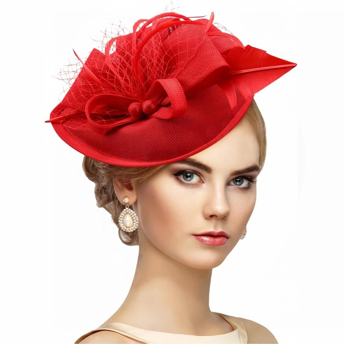 Headband Red Fascinators & Headpieces for Women for sale | eBay