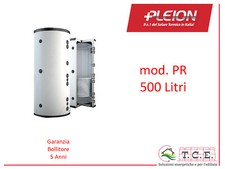 Accumulo Puffer con Uno Scambiatore - PLEION mod PR - 500 Litri Mono Serpentino