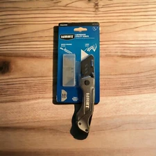 HART Folding Quick-Change Blade Utility Knife with 10 Blades Removable Belt Clip