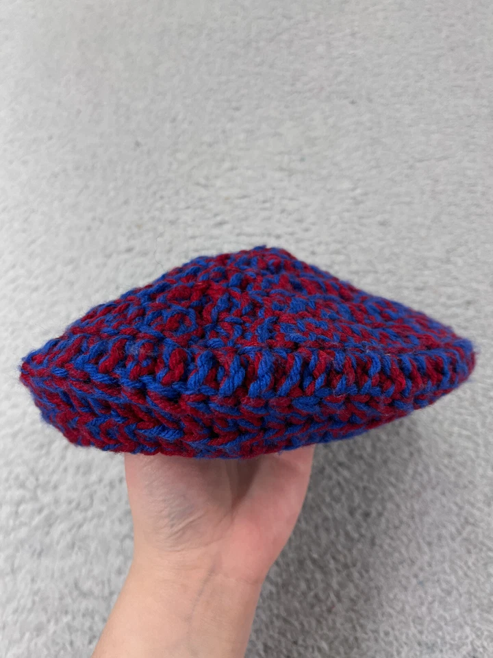 Берет Beanie Toque женщин один размер красный синий вязаный акриловая смесь снег зимние лыжи - Изображение 3 из 4