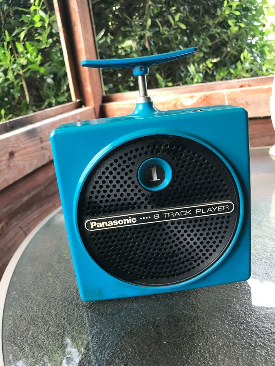 1970s PANASONIC RQ-830S BLUE Color 8 Track Player Dynamite TNT See