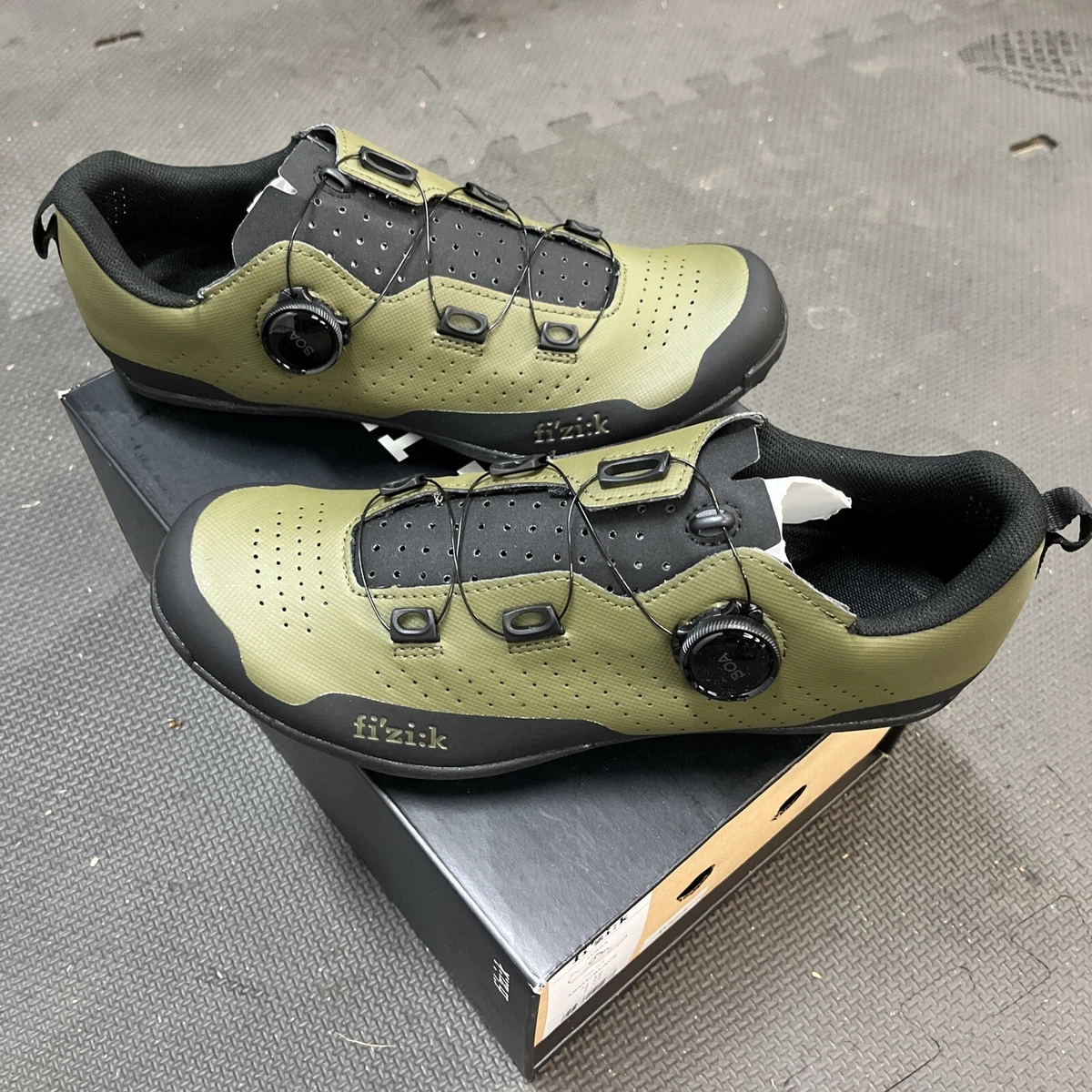 Fizik Terra Atlas Shoes Army Black MTB Gravel |