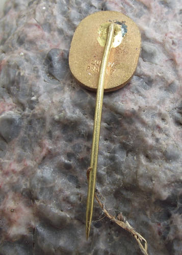 Antique Pivovar Krusovice 1690 Brewery Czech Lager Beer Advertising Pin Badge - Picture 4 of 5