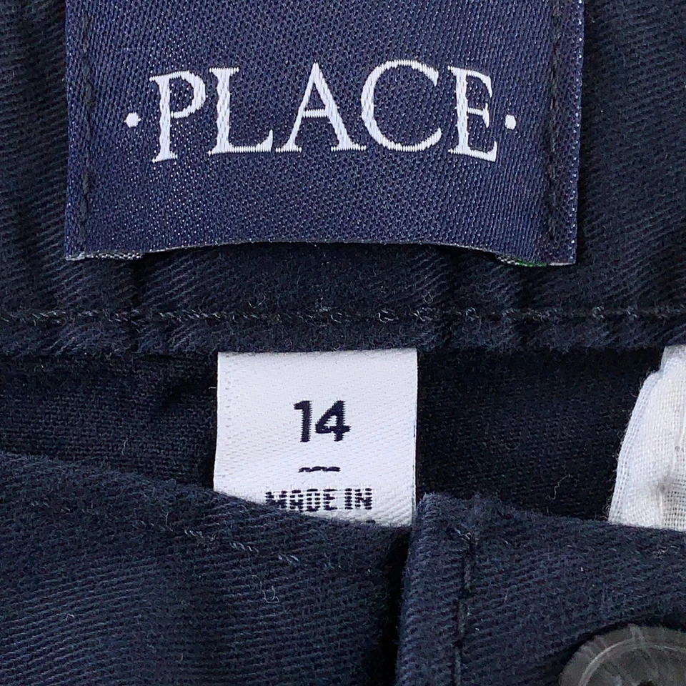 The Children’s Place Boys Size 14 New Navy Uniform Stretch Chino Pants NWT - Image 2 of 3