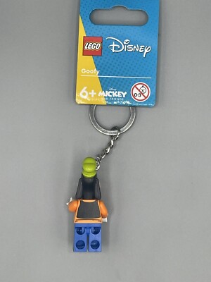 LEGO Disney, GOOFY Minifigure KEYCHAIN, 854196 / 6386406 NWT Key