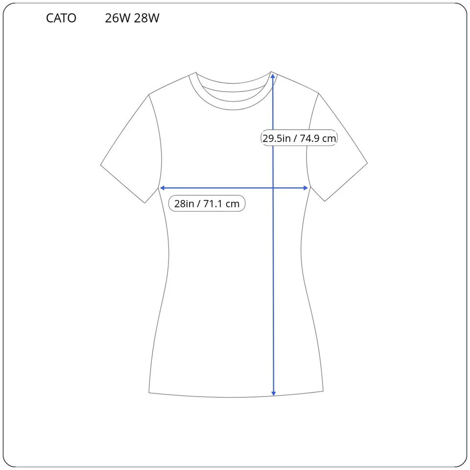 Top para mujer Cato Est 1946 26W 28W Plus manga acanalada marrón a cuadros ligero Foto 2 de 4