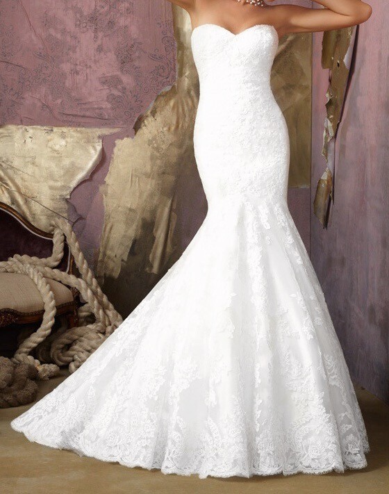 NEW Morilee by Madeline Gardner Bridal Lace Wedding Dress. With Tags/Never  Worn. | eBay