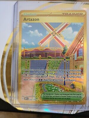 Artazon 229/197 Obsidian Flames Gold Hyper Rare Pokemon Card Artazon 229/197 Obsidian Flames Gold Hyper Rare Pokemon Card