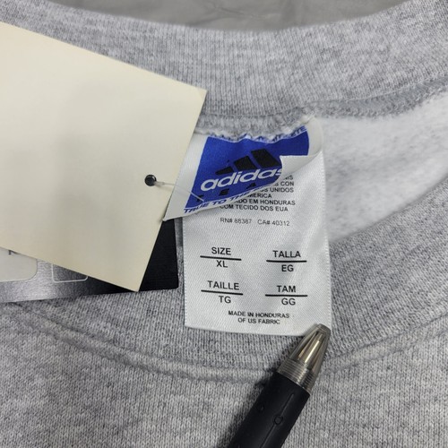 Vintage New W/ Tags! Adidas Nebraska Huskers NCAA Crewneck Sweater Mens Size XL - 第 4/10 張圖片